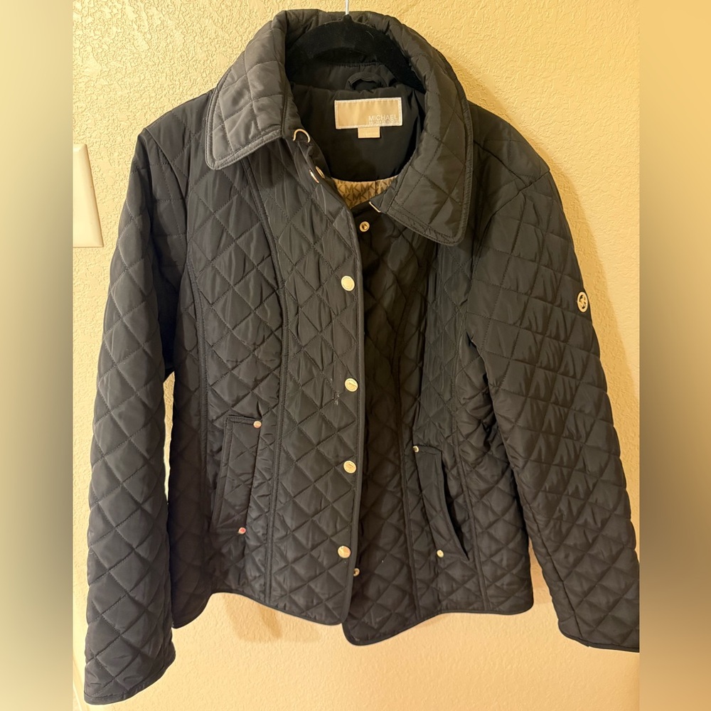Michael Kors Quilted Black Puffer Jacket